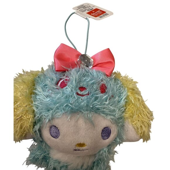 Sanrio My Melody Colorful Bunny Plush 6" With Pink Bow & Yellow Ears Gift Easter - Picture 2 of 8